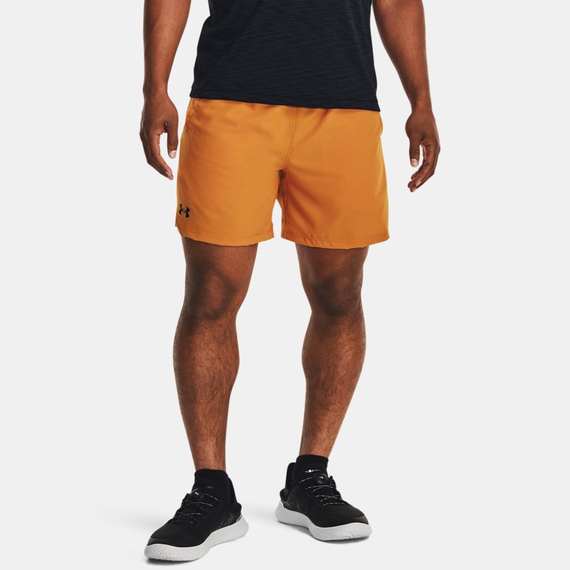 Shorts Under Armour Vanish Woven 15 cm da uomo Honey Arancione / Nero M